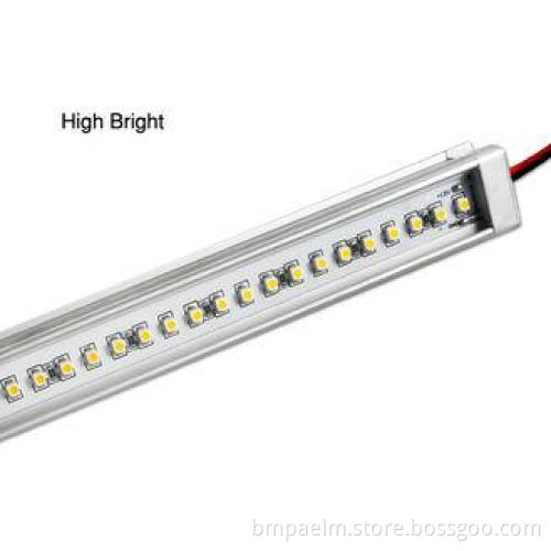 Aluminum 4.8W 60cm 225lm - 370lm SMD3528 Rigid LED Strip Li